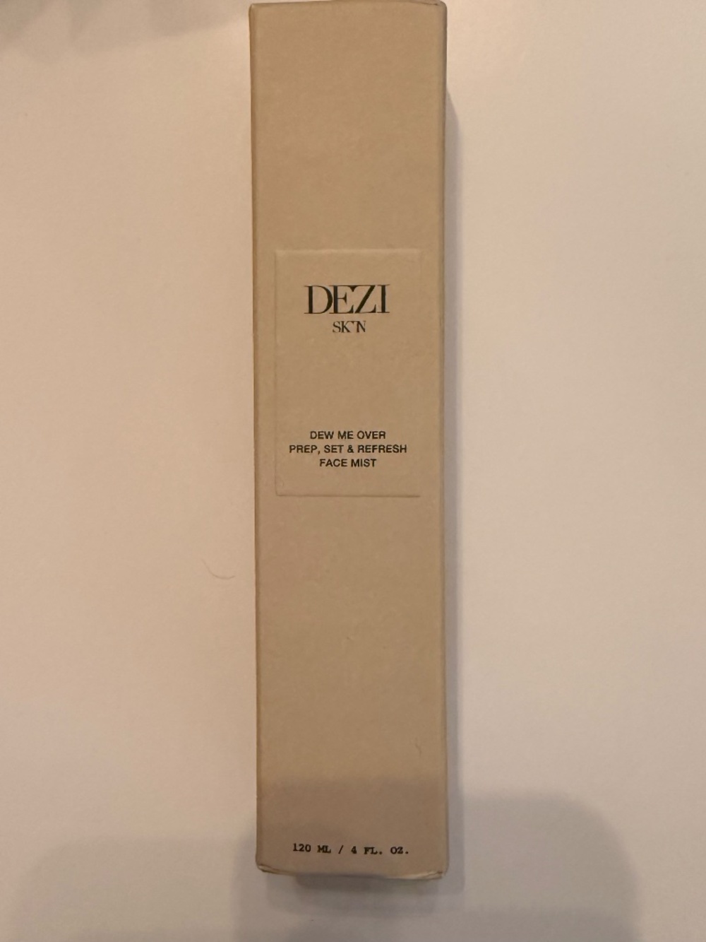 NIB Dezi Skin Dew Me Over Prep, Set & Refresh Face Mist 120 mL